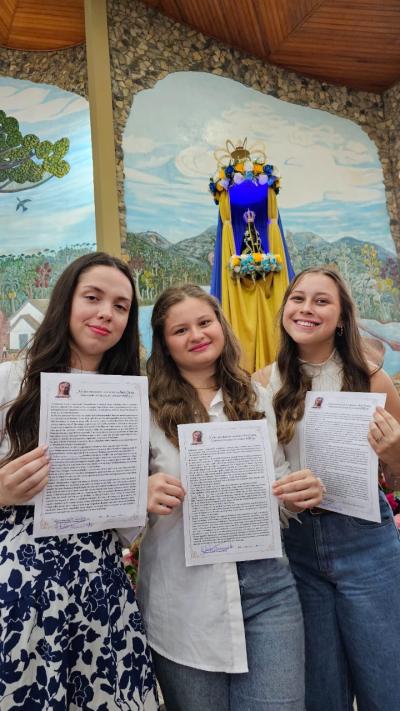 A Casa da Mãe Aparecida ficou pequena na segunda celebração da manhã em Laranjeiras do Sul